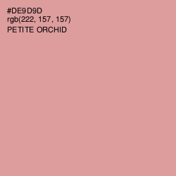 #DE9D9D - Petite Orchid Color Image